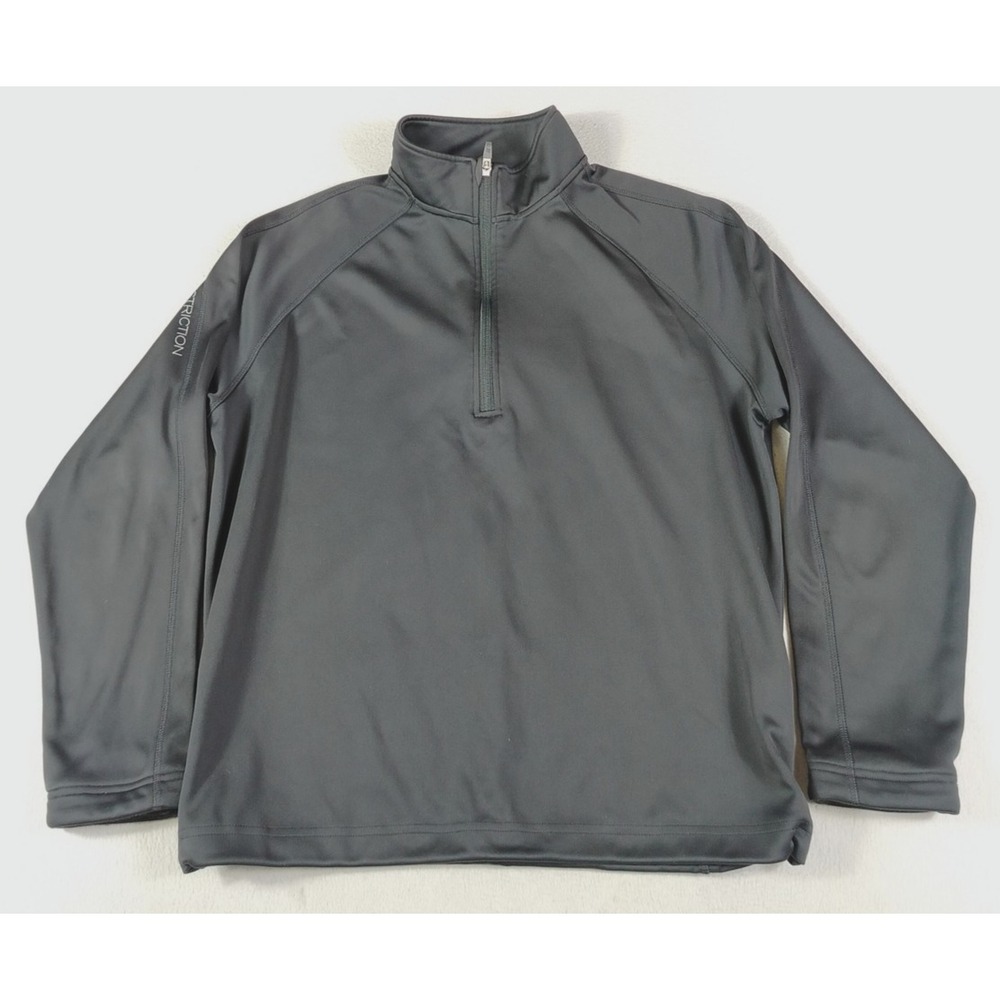 Zero Restriction Pullover Mens XL Black 1/4 Zip Golf Stretch‎ Adjustable Layer